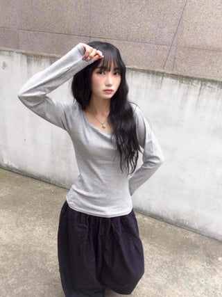 Striped corduroy big mega wide fit long pants