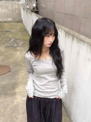Striped corduroy big mega wide fit long pants