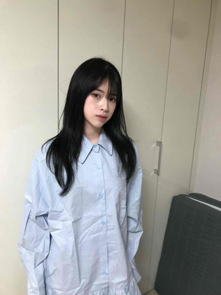 Simple Trendy Oversized Flare Shirt