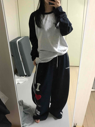Kitsch Embossed Track Long Pants