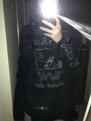 Vintage Lettering Long Sleeve T-shirt