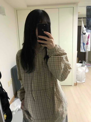 Pure Check Anorak Hoodie