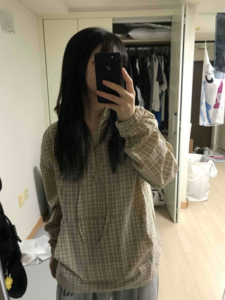 Pure Check Anorak Hoodie