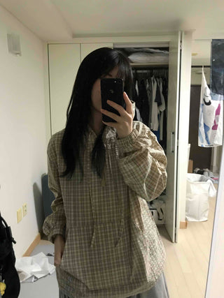 Pure Check Anorak Hoodie