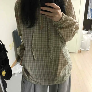 Pure Check Anorak Hoodie
