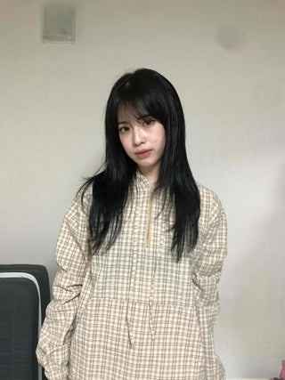 Pure Check Anorak Hoodie