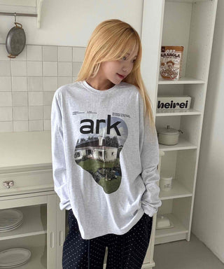 Effortless Cotton Round Neck Long Sleeve T-shirt