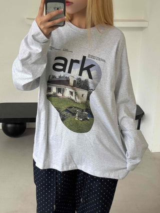 Effortless Cotton Round Neck Long Sleeve T-shirt