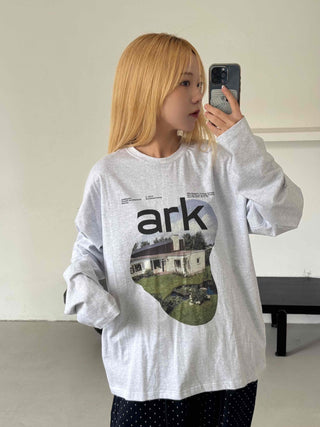 Effortless Cotton Round Neck Long Sleeve T-shirt