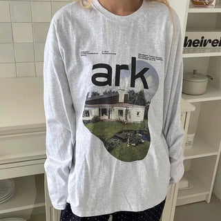 Effortless Cotton Round Neck Long Sleeve T-shirt