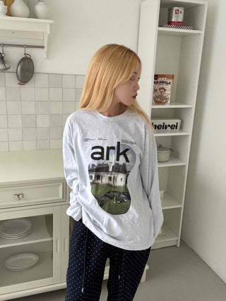 Effortless Cotton Round Neck Long Sleeve T-shirt