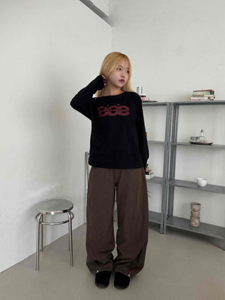 Basic Cotton Plain Long Pants
