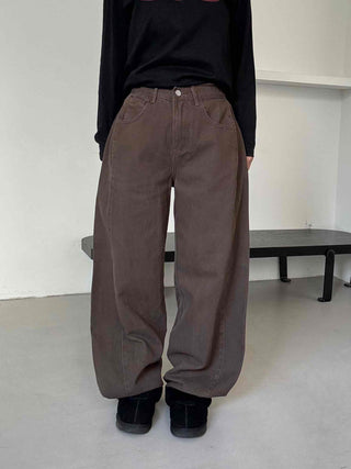 Basic Cotton Plain Long Pants