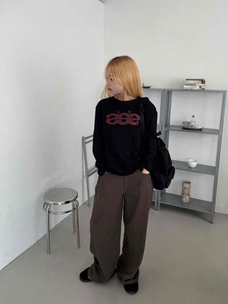 Basic Cotton Plain Long Pants