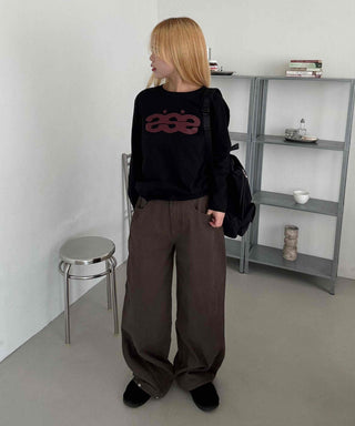 Basic Cotton Plain Long Pants