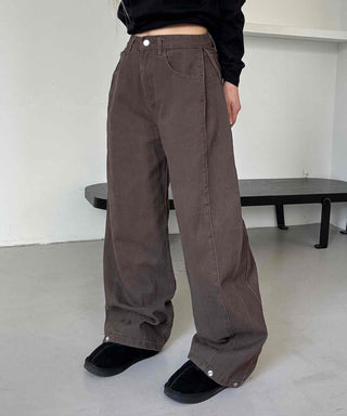 Basic Cotton Plain Long Pants