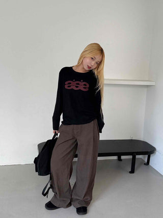 Basic Cotton Plain Long Pants