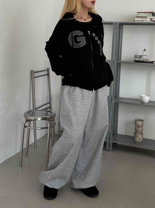 Effortless Chic Wide Cotton Plain Long Pants