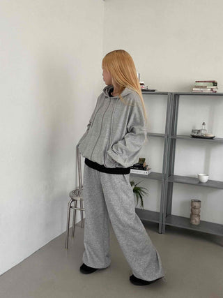 Effortless Chic Wide Cotton Plain Long Pants