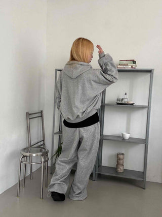 Effortless Chic Wide Cotton Plain Long Pants