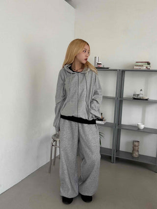 Effortless Chic Wide Cotton Plain Long Pants