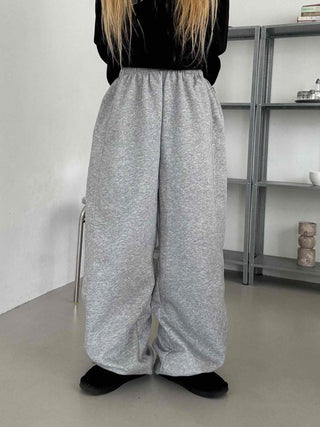 Effortless Chic Wide Cotton Plain Long Pants
