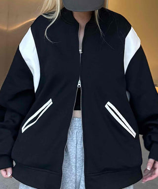 Daily Varsity Plain Basic Zip-up