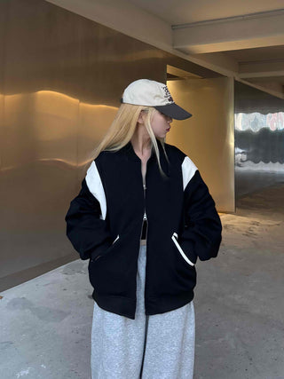 Daily Varsity Plain Basic Zip-up