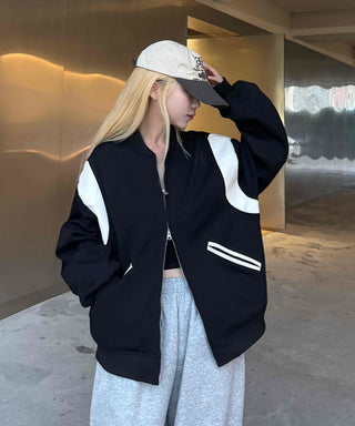 Daily Varsity Plain Basic Zip-up