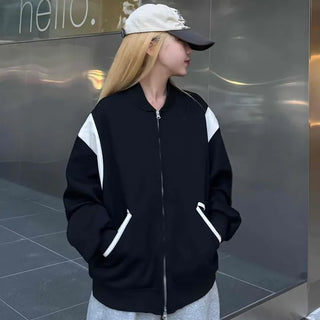 Daily Varsity Plain Basic Zip-up