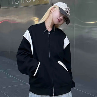 Daily Varsity Plain Basic Zip-up