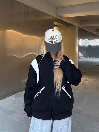 Daily Varsity Plain Basic Zip-up