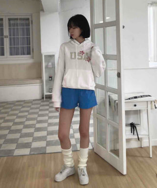 Retro Hip French Cotton Dot Hoodie