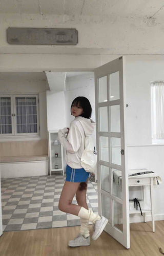 Retro Hip French Cotton Dot Hoodie