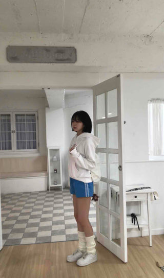 Retro Hip French Cotton Dot Hoodie