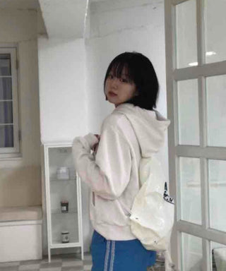 Retro Hip French Cotton Dot Hoodie