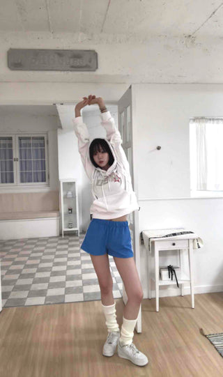 Retro Hip French Cotton Dot Hoodie