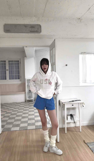 Retro Hip French Cotton Dot Hoodie