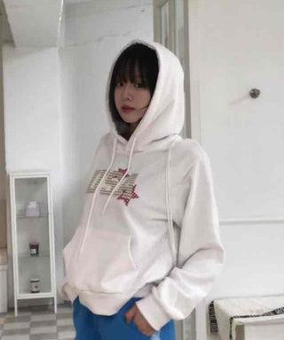 Retro Hip French Cotton Dot Hoodie