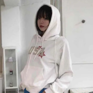 Retro Hip French Cotton Dot Hoodie