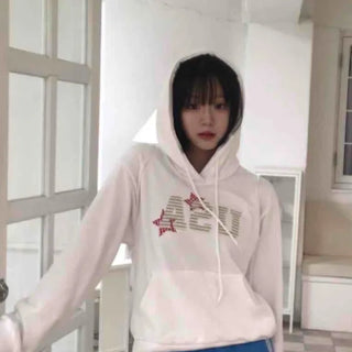 Retro Hip French Cotton Dot Hoodie