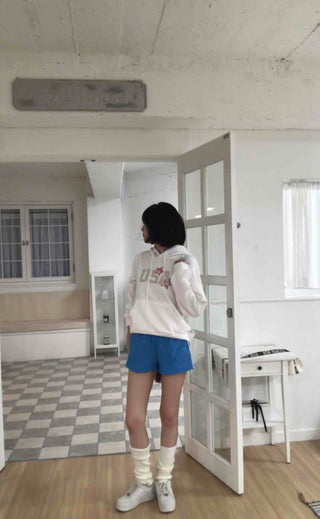 Retro Hip French Cotton Dot Hoodie