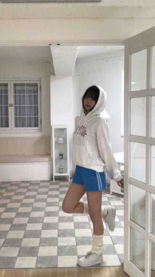 Retro Hip French Cotton Dot Hoodie
