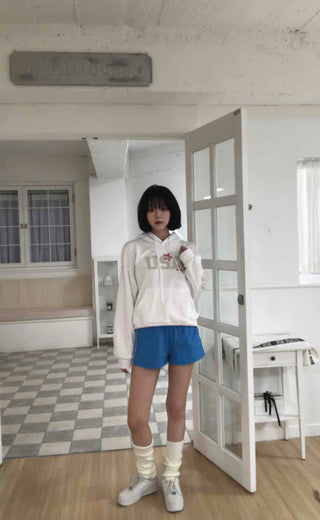 Retro Hip French Cotton Dot Hoodie
