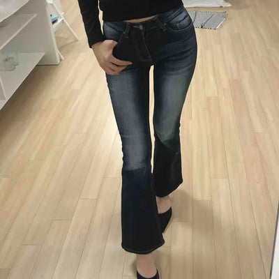 Comfort body-shaping denim long pants