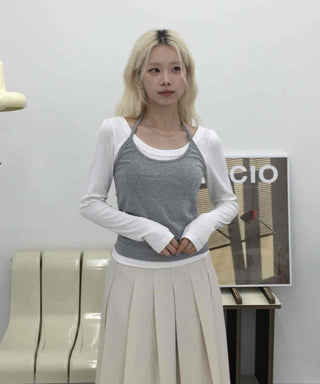 Slim Fit SpringAutumn Long Sleeve T-shirt Set