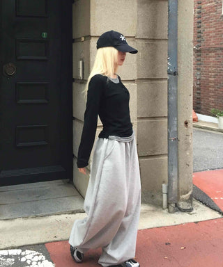 Pure Training Cotton Plain Long Pants