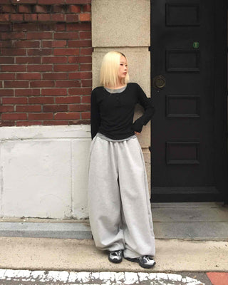 Pure Training Cotton Plain Long Pants