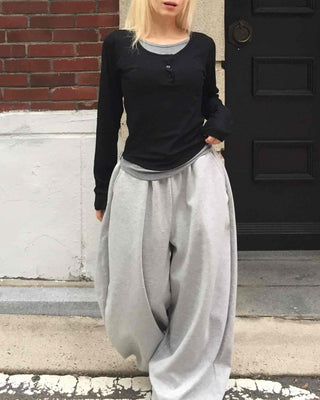 Pure Training Cotton Plain Long Pants