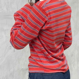 Minimal Stripe Autumn Long Sleeve T-shirt